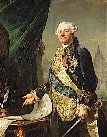 Jean-Laurent Mosnier Portrait of Baron de Breteuil Sweden oil painting art